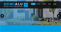 Desktop Screenshot of oewi-alu.de