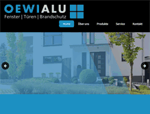 Tablet Screenshot of oewi-alu.de